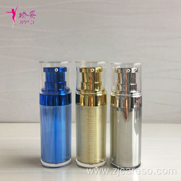 Acrylic Airless Bottle with lattice for Cosmetic Packaging